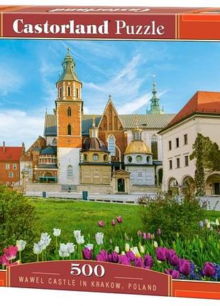 Пазл вавельський замок у кракові польща 500 деталей castorland