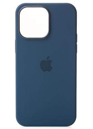 Силіконовий чохол origcase "colors" with magsafe для iphone 15 pro storm blue