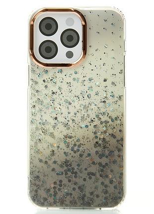 Акриловий чохол confetti для iphone 16 pro max чорний