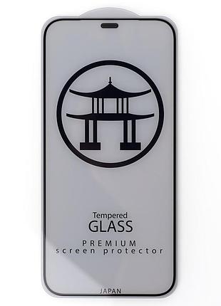 Захисне скло japan 2.0 (np) для iphone 13 pro max / iphone 14 plus чорний