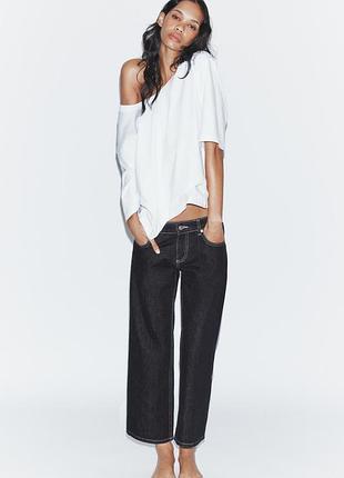 Широкие джинсы wide leg от zara woman, 34р, оригинал