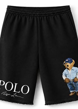 Мужские оверсайз шорты ralph lauren polo bear l