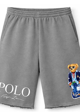 Мужские оверсайз шорты ralph lauren polo bear m