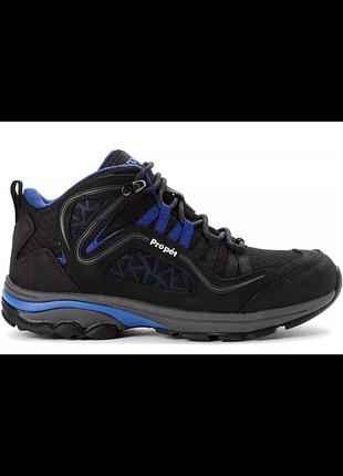 Жіночі трекінгові черевики propét women's peak hiking boot (номер моделі: wba002m) у забарвленні black/royal blue .розмір:37;38.матеріал:шкіра
