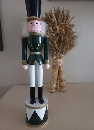 Новогодний декор, статуэтка щелкунчик, лускунчик/ дерево/ новая 2