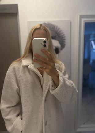 Пальто тедді h&m 2