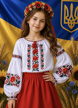 Вишиванка для дівчинки 128