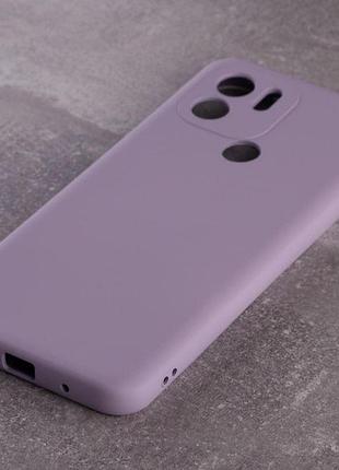 Силиконовый чехол soft silicone case для xiaomi redmi a2 plus/a1 plus (без лого) глициния