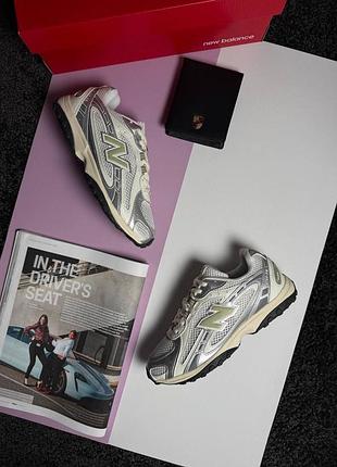 Женские кроссовки n*w b*lance 204l white metallic beige