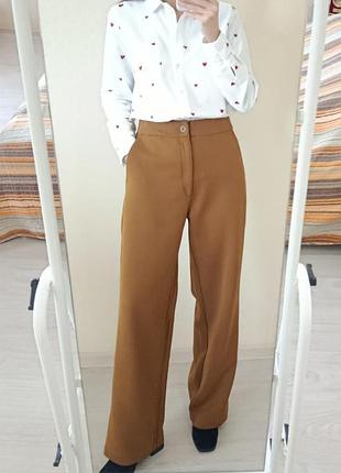 Трикотажные прямые брюки uniqlo