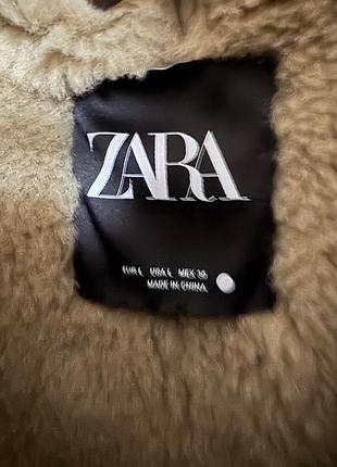 Дублянка жіноча zara коричнева 3