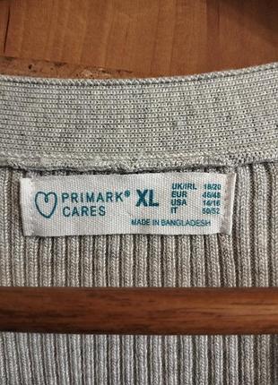 Серый криган primark xl 3