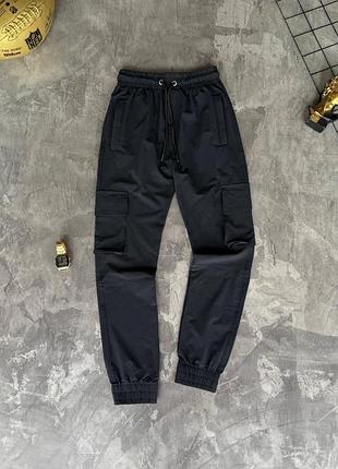 Мужские спортивные штаны calvin klein карго синие брюки кельвин кляйн 32 (b)