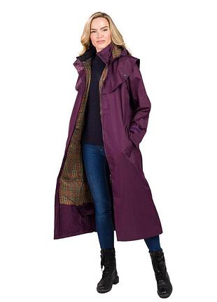 Дощовик плащ вінтаж довгий вологозахисний плащ jack murphy malvern ladies waterproof bush coat