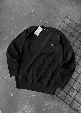 Мужская кофта джемпер calvin klein black 4