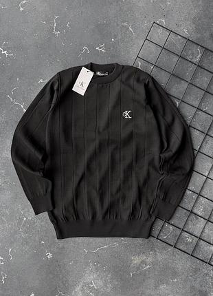 Мужская кофта джемпер calvin klein black