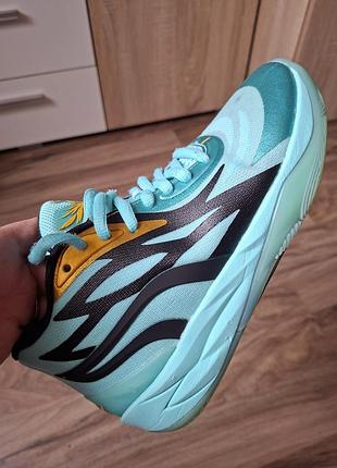 Блакитні високі кросівки puma розмір 37