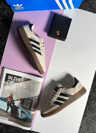 Жіночі кросівки adidas spezial beige black 40