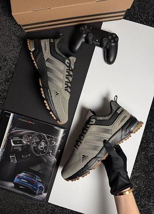 Мужские кроссовки adidas marathon olive black