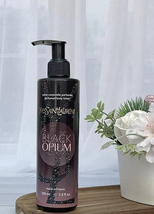 Парфюмированный лосьон для тела yves saint laurent black opium, 200 мл.