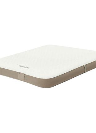 Самонадувающийся матрас naturehike cnk2450ws040 трехместный, 250 мм, серый, с помпой