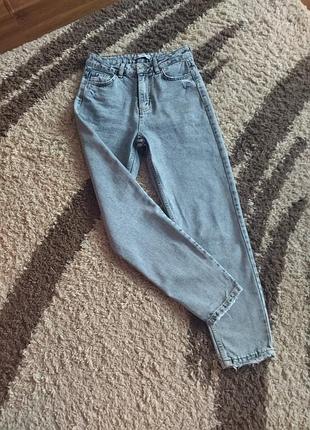 Потертые джинсы zara 36 размер