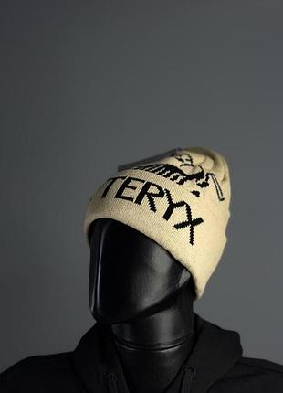 Шапка arcteryx бежевий 3