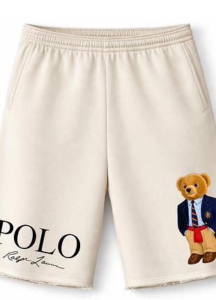 Чоловічі оверсайз шорти ralph lauren polo bear