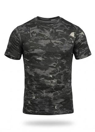 Хлопкова футболка тактична patriot multicam black дл6383