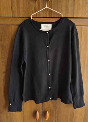 Кофта на гудзиках светр zara