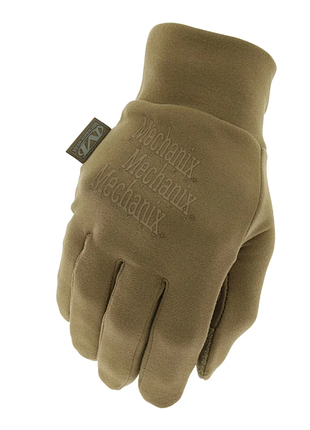 Перчатки тактические зимние mechanix "coldwork base layer coyote gloves xxl
