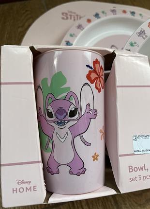 Набір дитячого посуду stitch disney 5