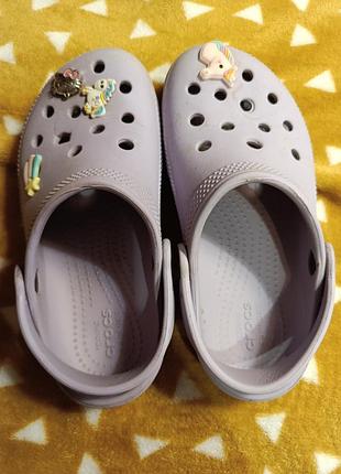 Клоги сабо кроксы для девочки для двора crocs c12 2
