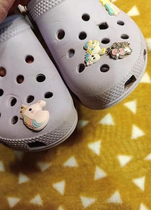 Клоги сабо кроксы для девочки для двора crocs c12 5