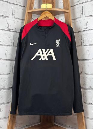 Спортивна кофта чоловіча nike liverpool футбольна тренувальна кофта розмір хл