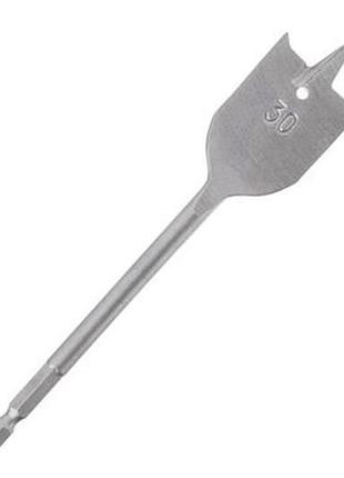 Сверло по дереву перьевое intertool 30 x 150мм hex (sw-0030)