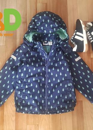 L&amp;d новая детская демисезонная куртка на флисовой подкладке 5-6 лет h&amp;m