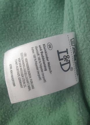 L&d нова дитяча демісезонна куртка на флісовій підкладці 5-6 років h&m 8