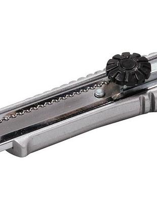 Нож mastertool 18 мм винтовой металлический (17-0198)