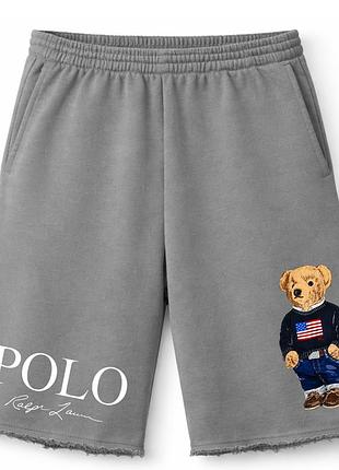 Мужские оверсайз шорты ralph lauren polo bear m