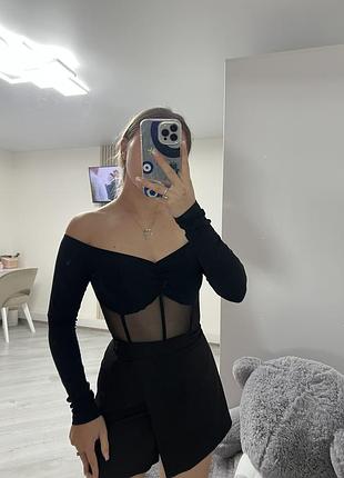 Корсетний боді🖤
