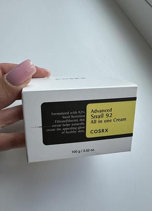 Універсальний крем з муцином равлика cosrx - advanced snail 92 all in one cream
