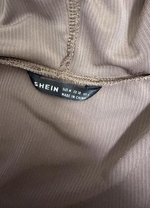 Укорочена кофта на блискавці з капюшоном shein 3