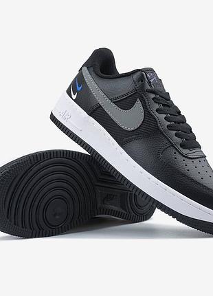 Nike air force 1 low se mini swoosh casual shoes black