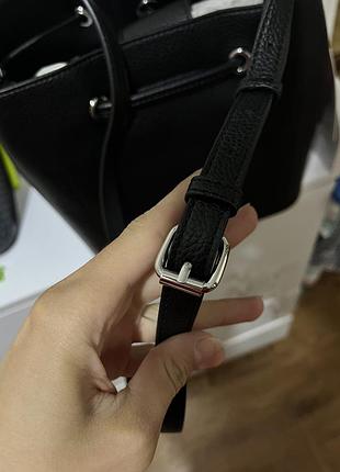 Calvin klein чорна сумка bucket bag 6