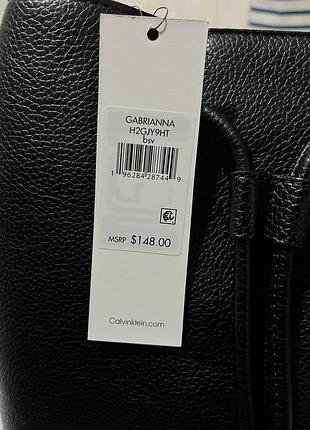 Calvin klein чорна сумка bucket bag 7