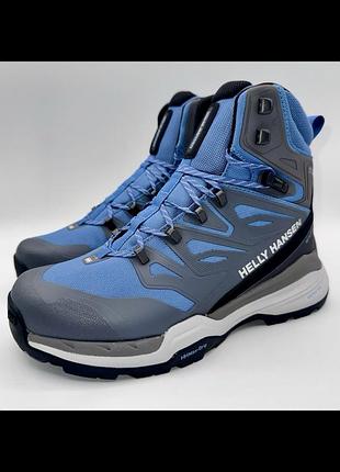 Жіночі трекінгові черевики helly hansen traverse ht у кольорі azurite/quiet shade (блакитний/сірий).розмір:38.матеріал: