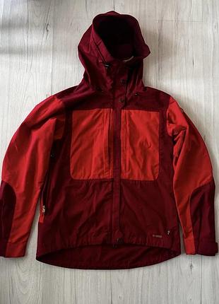 Куртка жіноча fjallraven keb women's jacket s red g-1000 eco stretch outdoor hiking