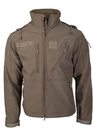 Куртка демісезонна sturm mil-tec softshell jacket scu (olive) 10864012