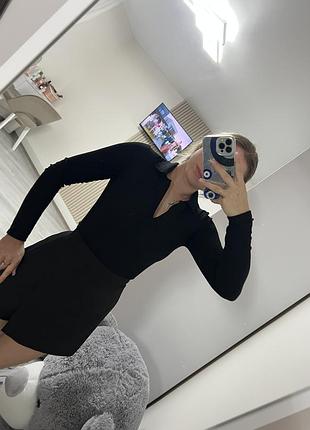 Боді в рубчик з довгим рукавом😍 3
